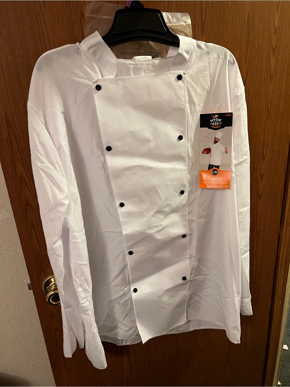 Men’s Adult Hyde & EEK Chef Costume Size L/XL